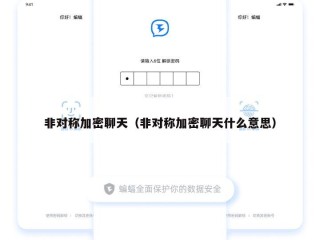 非对称加密聊天（非对称加密聊天什么意思）