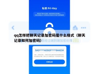 qq怎样把聊天记录加密码是什么格式（聊天记录如何加密码）