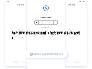 加密聊天软件视频通话（加密聊天软件安全吗）