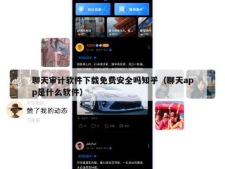 聊天审计软件下载免费安全吗知乎（聊天app是什么软件）