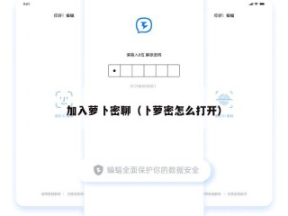 加入萝卜密聊（卜萝密怎么打开）