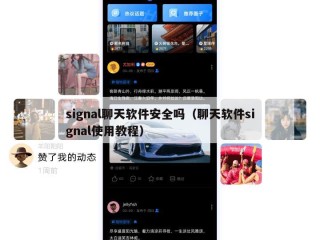 signal聊天软件安全吗（聊天软件signal使用教程）