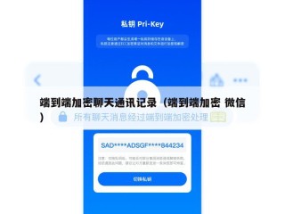 端到端加密聊天通讯记录（端到端加密 微信）