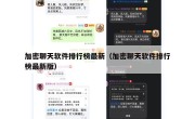 加密聊天软件排行榜最新（加密聊天软件排行榜最新版）