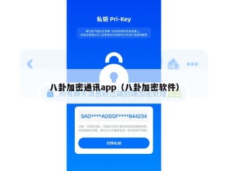 八卦加密通讯app（八卦加密软件）