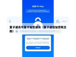 量子通讯与量子加密通讯（量子通信加密概念股）