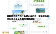蝙蝠聊天软件为什么显示未启用（蝙蝠聊天软件为什么显示未启用网络连接）