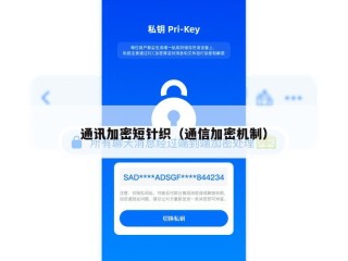 通讯加密短针织（通信加密机制）