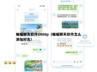 蝙蝠聊天软件1080p（蝙蝠聊天软件怎么添加好友）