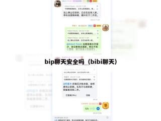 bip聊天安全吗（bibi聊天）