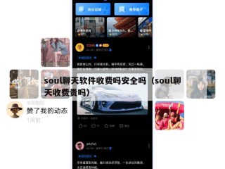 soul聊天软件收费吗安全吗（soul聊天收费贵吗）