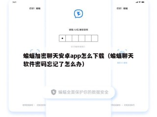 蝙蝠加密聊天安卓app怎么下载（蝙蝠聊天软件密码忘记了怎么办）