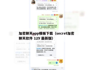 加密聊天app模板下载（secret加密聊天软件 129 最新版）