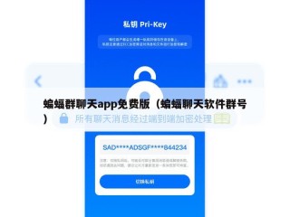 蝙蝠群聊天app免费版（蝙蝠聊天软件群号）