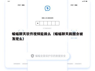 蝙蝠聊天软件视频能截么（蝙蝠聊天截图会被发现么）