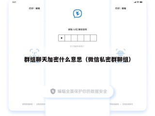 群组聊天加密什么意思（微信私密群聊组）