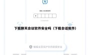 下载聊天会议软件安全吗（下载会话微件）