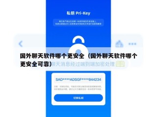 国外聊天软件哪个更安全（国外聊天软件哪个更安全可靠）