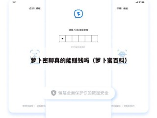 萝卜密聊真的能赚钱吗（萝卜蜜百科）