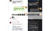 stm32加密通讯（stm32f103加密）