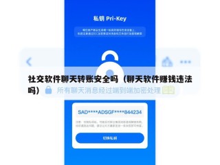 社交软件聊天转账安全吗（聊天软件赚钱违法吗）