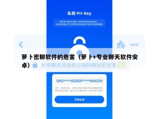 萝卜密聊软件的危害（萝卜+专业聊天软件安卓）