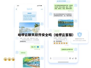 哈啰云聊天软件安全吗（哈啰云客服）
