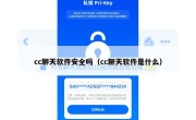 cc聊天软件安全吗（cc聊天软件是什么）