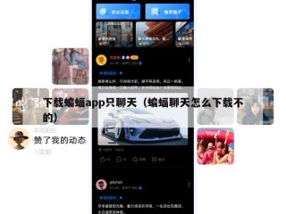 下载蝙蝠app只聊天（蝙蝠聊天怎么下载不的）