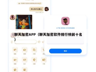 聊天加密APP（聊天加密软件排行榜前十名）