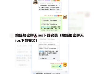 蝙蝠加密聊天ios下载安装（蝙蝠加密聊天ios下载安装）