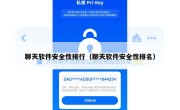 聊天软件安全性排行（聊天软件安全性排名）