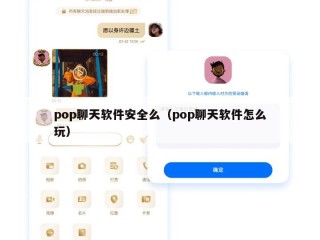 pop聊天软件安全么（pop聊天软件怎么玩）