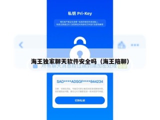 海王独家聊天软件安全吗（海王陪聊）