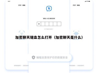 加密聊天键盘怎么打开（加密聊天是什么）