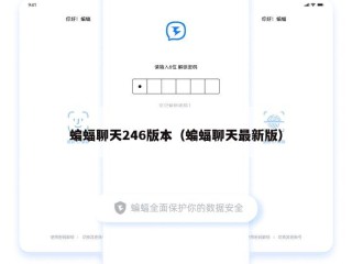 蝙蝠聊天246版本（蝙蝠聊天最新版）