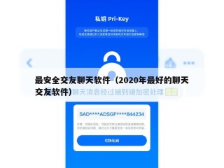 最安全交友聊天软件（2020年最好的聊天交友软件）