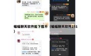 蝙蝠聊天软件能下载不（蝙蝠聊天软件251）
