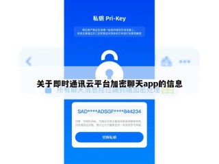 关于即时通讯云平台加密聊天app的信息