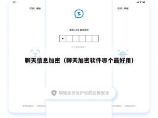 聊天信息加密（聊天加密软件哪个最好用）