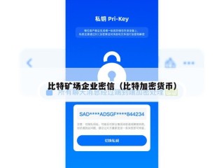 比特矿场企业密信（比特加密货币）