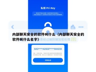 内部聊天安全的软件叫什么（内部聊天安全的软件叫什么名字）