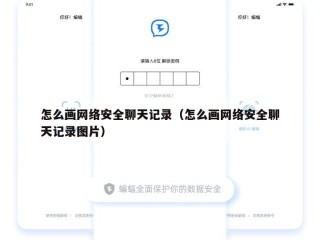 怎么画网络安全聊天记录（怎么画网络安全聊天记录图片）