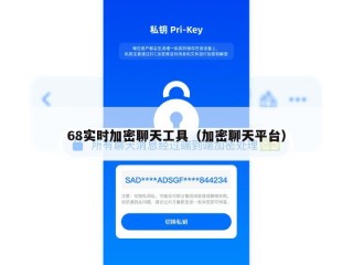 68实时加密聊天工具（加密聊天平台）