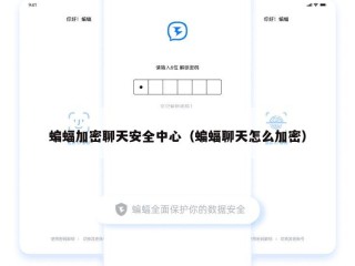 蝙蝠加密聊天安全中心（蝙蝠聊天怎么加密）