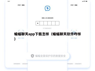 蝙蝠聊天app下载怎样（蝙蝠聊天软件咋样）