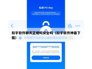 扣字软件聊天正规吗安全吗（扣字软件神器下载）