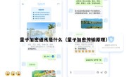 量子加密通讯是什么（量子加密传输原理）
