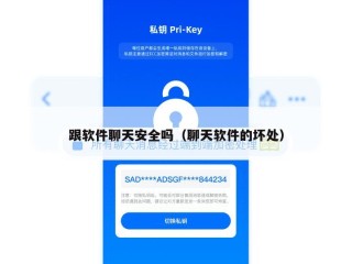 跟软件聊天安全吗（聊天软件的坏处）