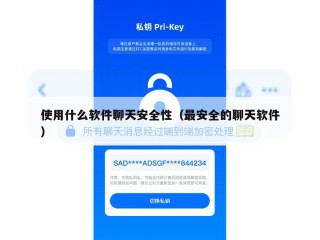 使用什么软件聊天安全性（最安全的聊天软件）